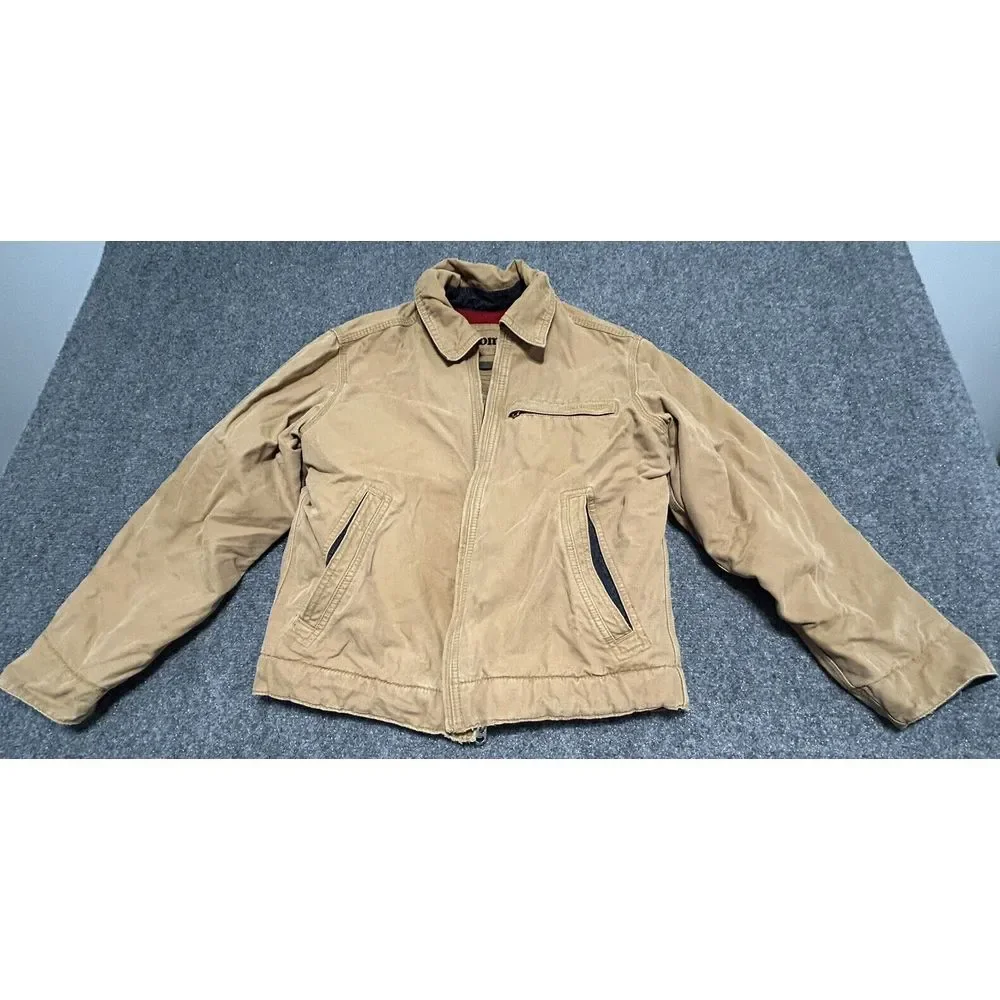 Abercrombie Adirondack Brown Kids Jacket, Sz M,‎ Full Zip Sherpa Lined